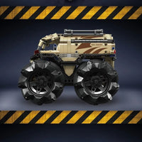 Thumbnail for Building Blocks Technic MOC Motorized RC Off Road ATV Bricks Toy Construction Set Toys - 3