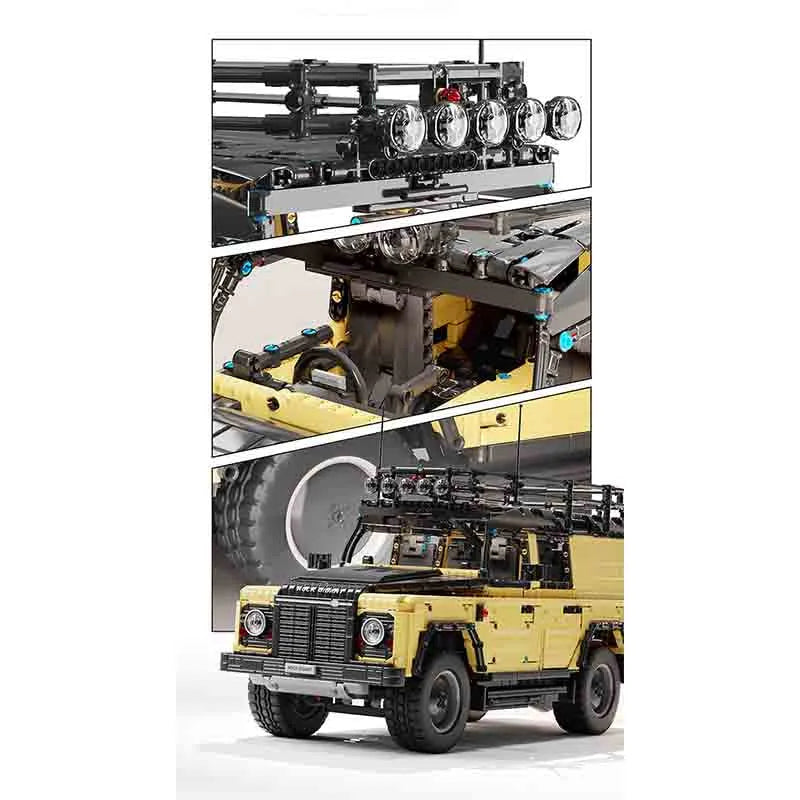 Building Blocks Tech MOC Motorized Off Road Rock Glgan Bricks Toy Construction Set Toys - 7