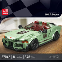 Thumbnail for Building Blocks Tech Mini Toyota Supra Speed Champions Bricks Toy - 2