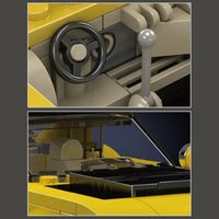 Thumbnail for Building Blocks Tech Mini Challenger SAT Speed Champions Bricks Toy Construction Set Toys - 7