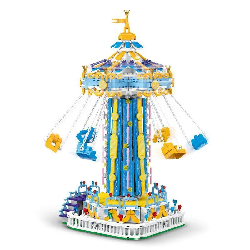 Building Blocks Creator Expert Motorized MOC Rotary Windmill Bricks Toy Construction Set Toys - 2
