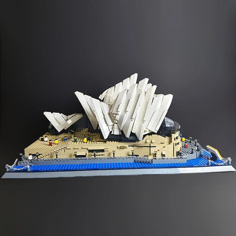 Building Blocks MOC Architecture Famous Sydney Opera House Bricks Toy - 6