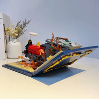 Thumbnail for Building Blocks Harry Potter MOC Hogwarts Express Train Bricks Toy - 5