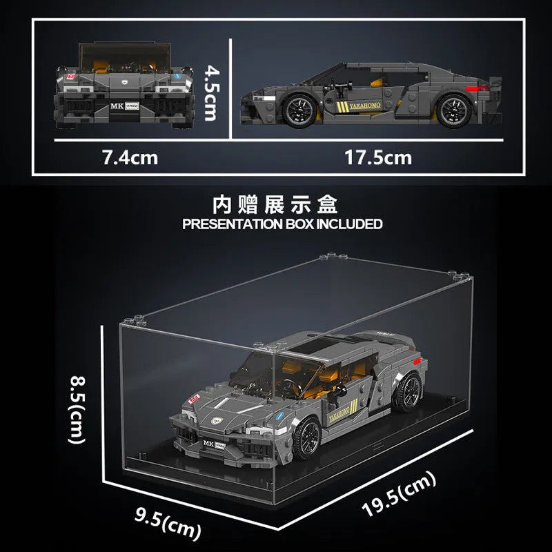 Building Blocks Tech Mini Koenigsegg Speed Car Champions Bricks Toy Construction Set Toys - 7