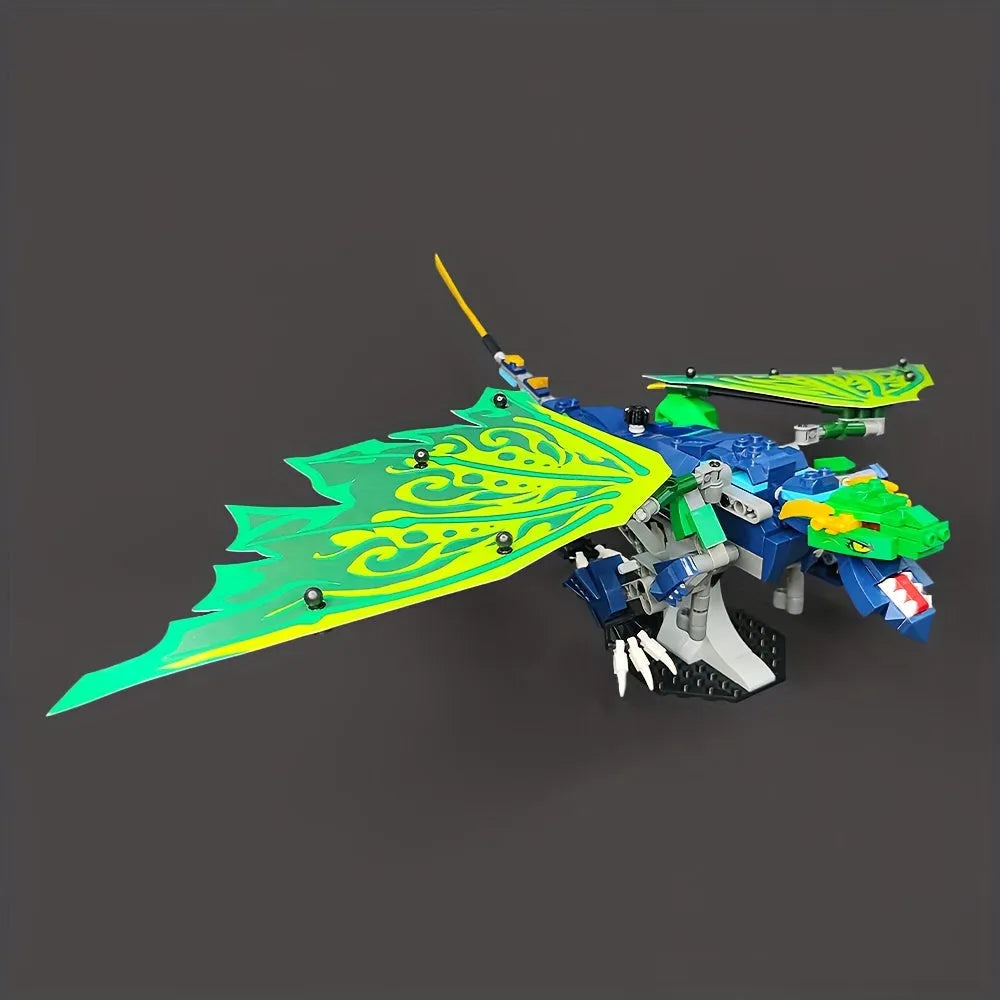 Building Blocks Creator Ideas Movie MOC Legendary Dragon Bricks Toy Construction Set Toys - 7