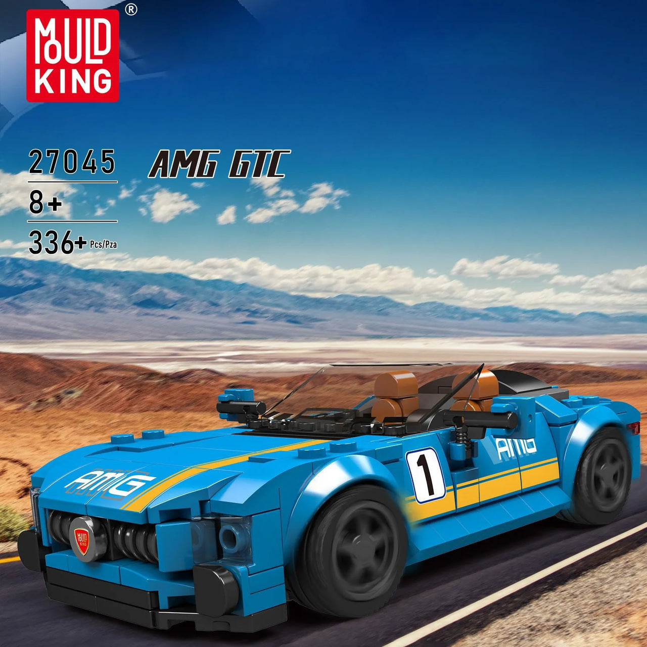 Building Blocks Tech Mini AMG GTC Speed Champions Bricks Toy Construction Set Toys - 2