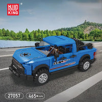 Thumbnail for Building Blocks Tech Mini Raptor Pickup Car Champions Bricks Toy - 2