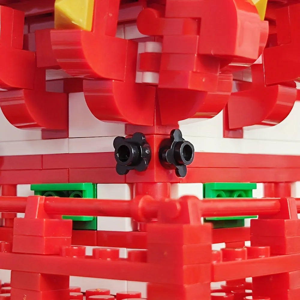 Building Blocks MOC Architecture Japanese City Temple Bricks Toys Construction Set Toys - 13