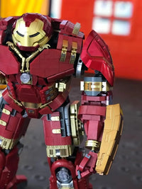 Thumbnail for Building Blocks MOC Mecha MK44 Hulkbuster Armor Robot Bricks Toy - 4