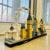 Thumbnail for Building Blocks Architecture MOC London Skyline Bricks Toy Construction Set Toys - 5