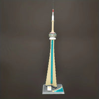 Thumbnail for Building Blocks MOC Architecture Canada Toronto TV Tower Bricks Toy Construction Set Toys - 9