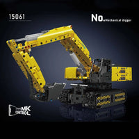 Thumbnail for Building Blocks Tech MOC Motorized D11 Bulldozer Truck Bricks Toy - 5