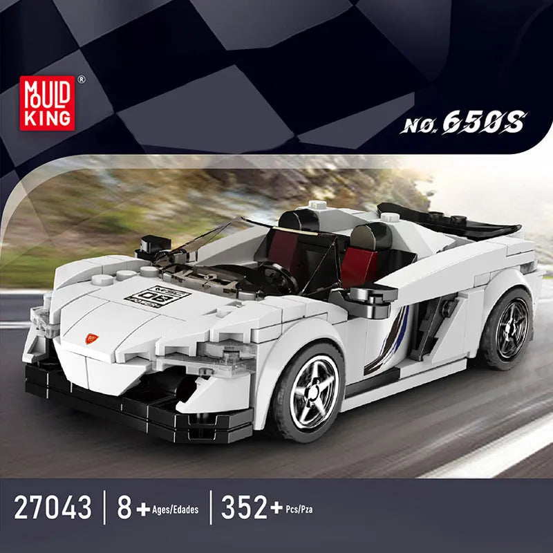 Building Blocks Tech Mini McLaren 650S Speed Champions Racers Bricks Toy Construction Set Toys - 2