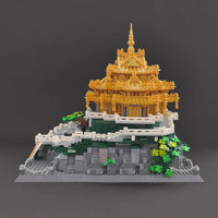 Thumbnail for Building Blocks Architecture Famous China LAOJUN Mountain Bricks Toy - 13
