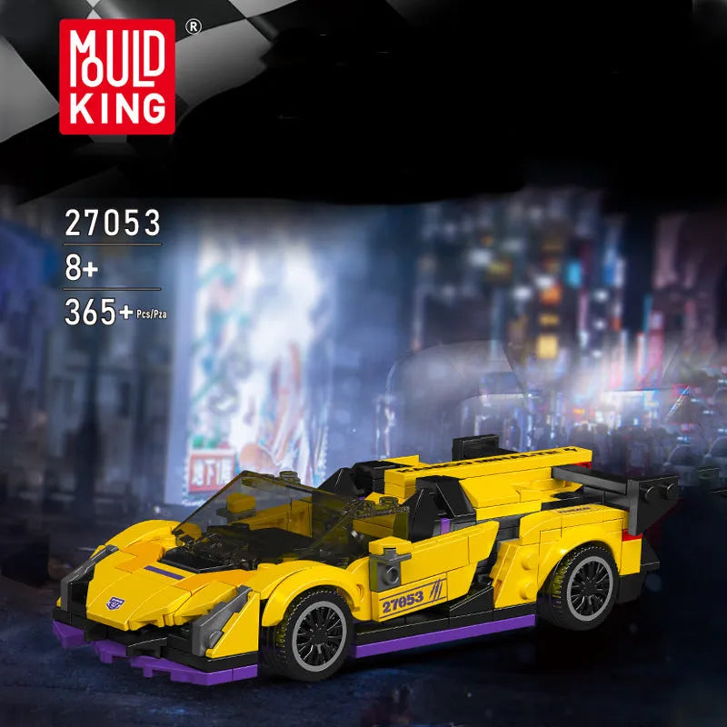 Building Blocks Tech Mini Veneno Speed Car Champions Bricks Toy Construction Set Toys - 4