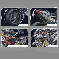 Thumbnail for Building Blocks Technic MOC Super Sport Racing Motorcycle Bricks Toy Construction Set Toys - 5