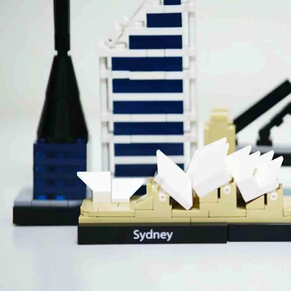 Building Blocks Architecture MOC Sydney Skyline Bricks Toy - 6