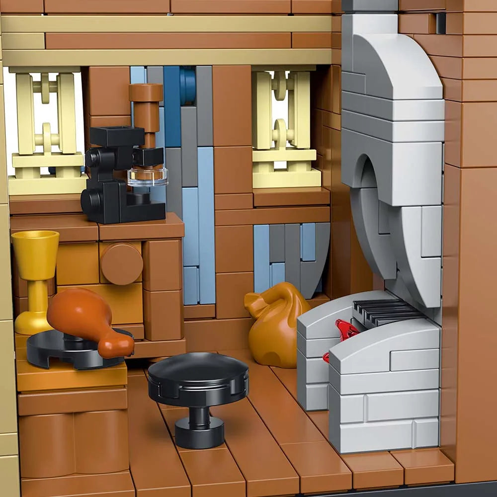 Building Blocks Creator Expert MOC Medieval Magician House Bricks Toy Construction Set Toys - 5