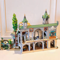 Thumbnail for Building Blocks Creator Expert Rivendell The Lord of Rings Bricks Toy - 4