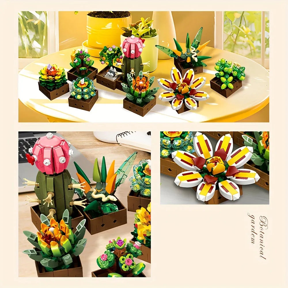 Building Blocks Creator Expert Ideas Botanical Garden Bricks Toy - 5