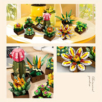 Thumbnail for Building Blocks Creator Expert Ideas Botanical Garden Bricks Toy Construction Set Toys - 5