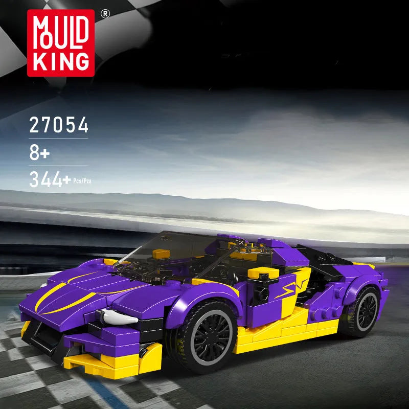 Building Blocks Tech Mini Centennial Bull Car Speed Champions Bricks Toy Construction Set Toys - 2