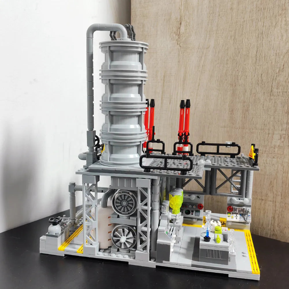 Building Blocks Creator Experts MOC City Chemical Plant Bricks Toy - 6