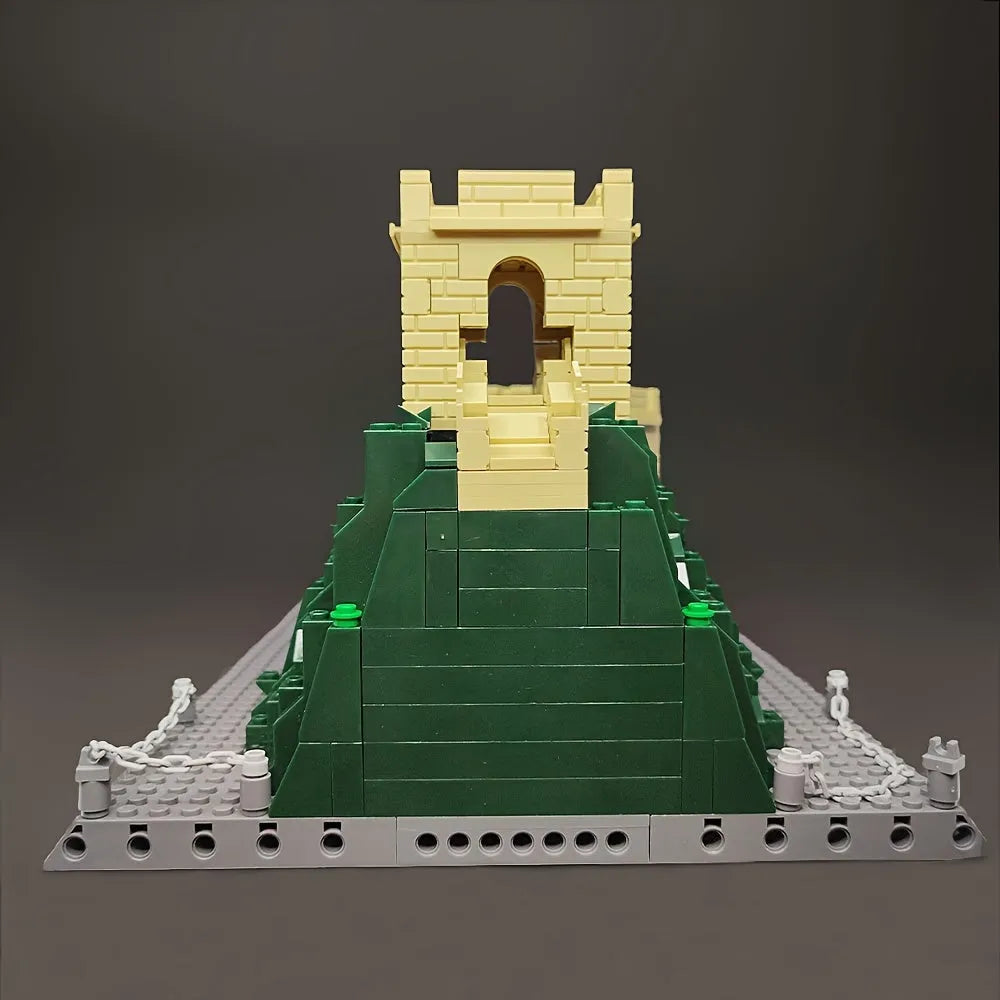 Building Blocks MOC Architecture Great China Wall Bricks Toys - 8