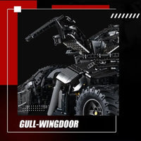 Thumbnail for Building Blocks Motorized MOC Tech Dark Knight Rambom Car Bricks Toys Construction Set Toys - 8