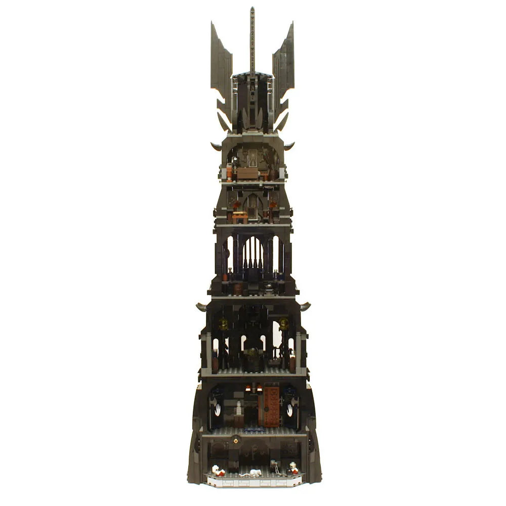 Building Blocks Building Blocks Movie MOC UCS Pinnacle Of Orthanc Tower Kids Toys - 5
