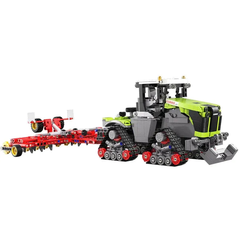 Building Blocks Tech MOC Motorized Xerion 5000 Tractor TS Bricks Toy - 5