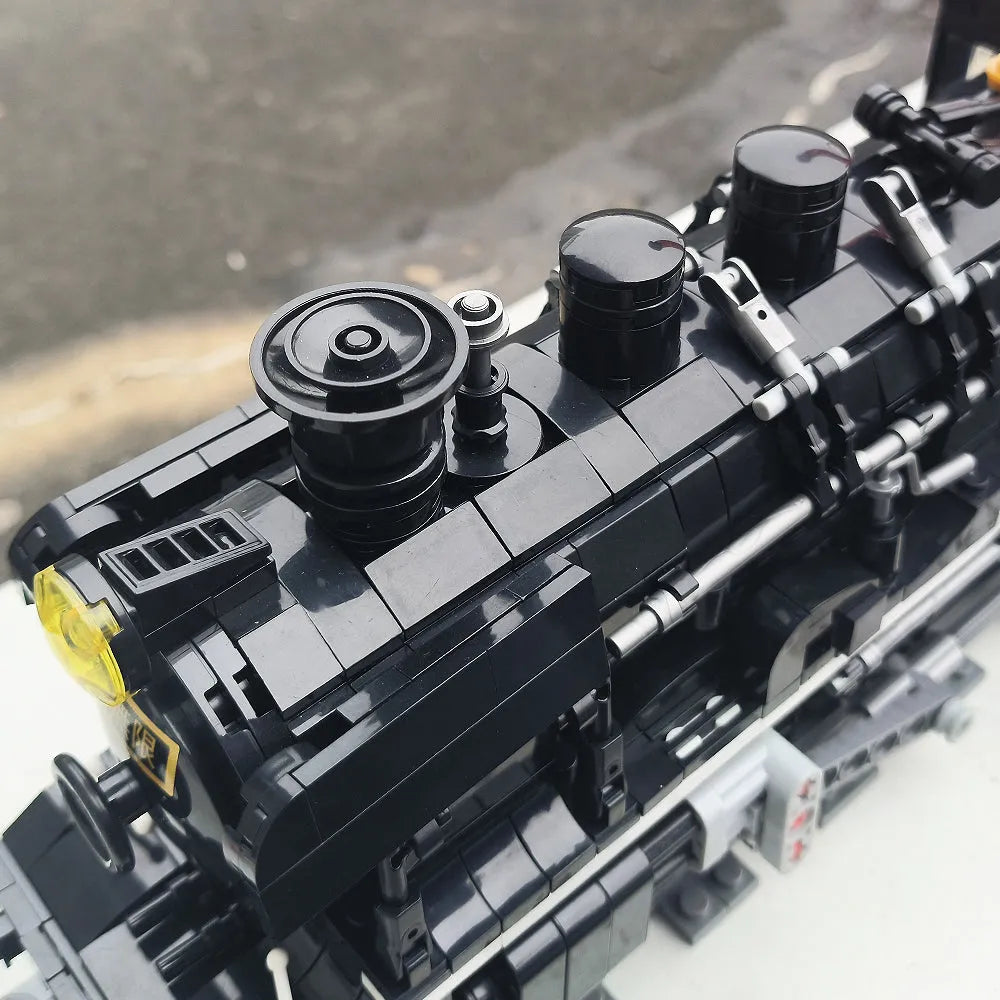 Building Blocks Tech MOC Assembled Unlimited Train Bricks Toys Construction Set Toys - 6