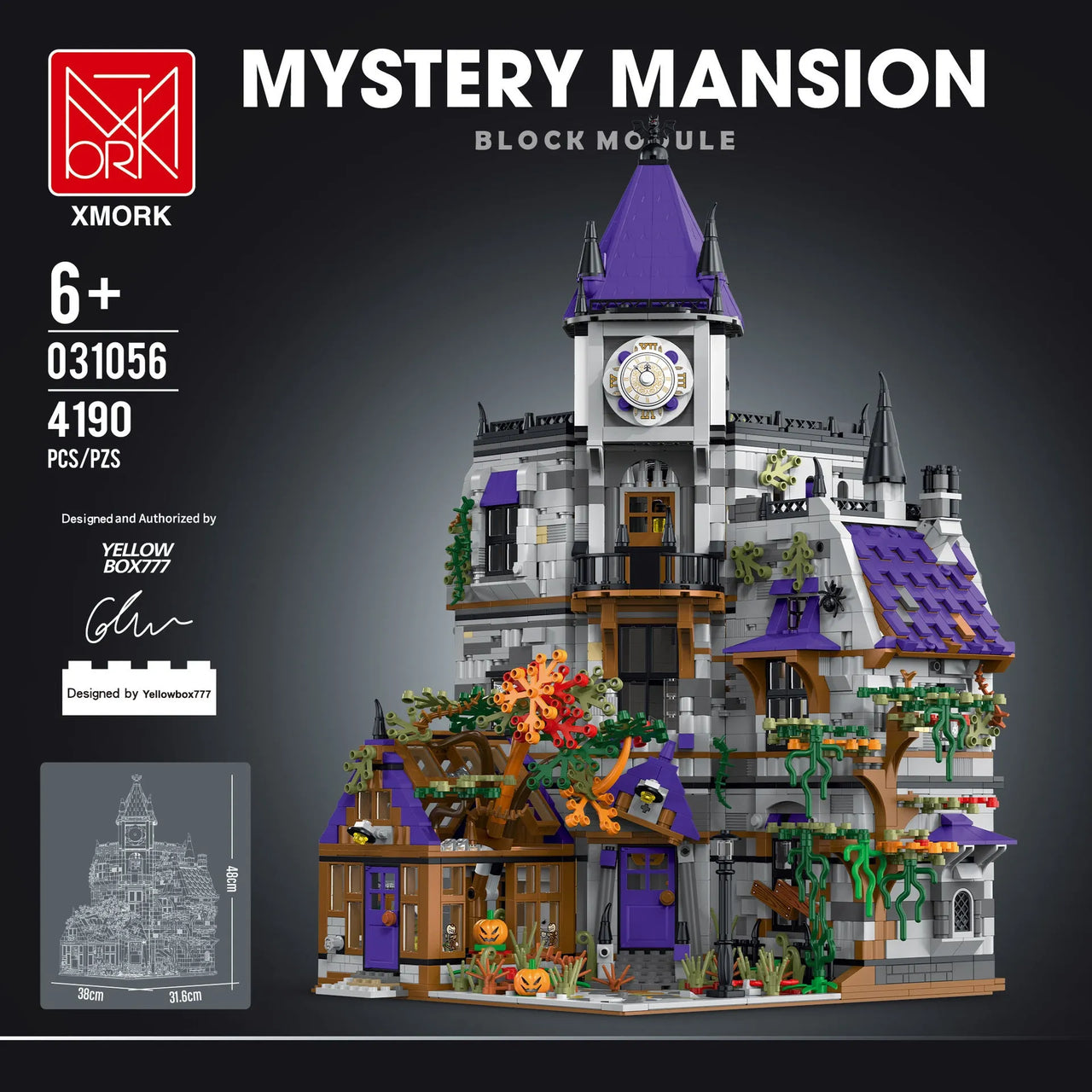 Building Blocks Creator Expert MOC Mystery Mansion Bricks Toy - 2