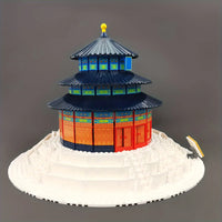 Thumbnail for Building Blocks MOC Architecture Temple Of Heaven Bricks Toy - 3