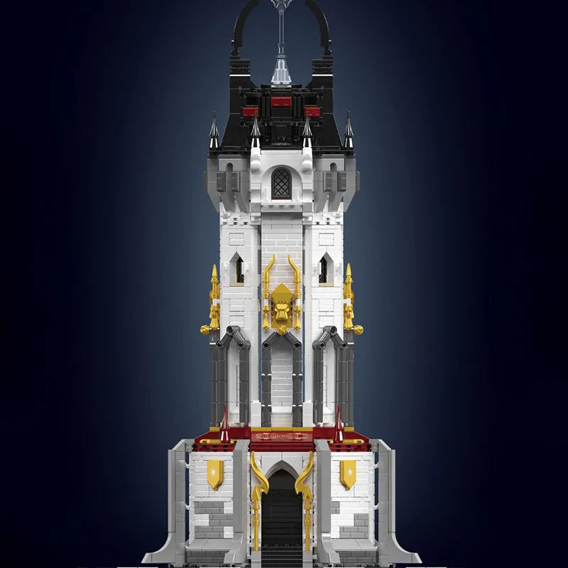 Building Blocks Creator MOC Medieval City Central Lighthouse Bricks Toy - 7
