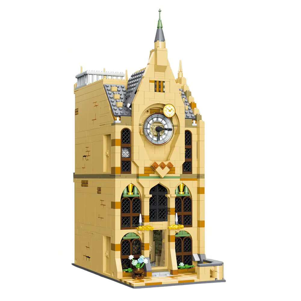 Building Blocks Harry Potter MOC Hogwarts Magic Clock Tower Bricks Toy - 1