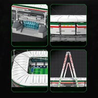Thumbnail for Building Blocks Creator Expert MOC Juventus Allianz Stadium Bricks Toy - 9