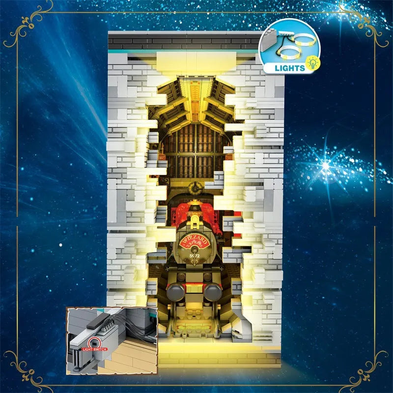 Building Blocks Harry Potter MOC Movie Magic Station Bricks Toy Construction Set Toys - 4