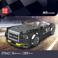 Thumbnail for Building Blocks Tech Mini RR DAWN Speed Champions Racers Bricks Toy Construction Set Toys - 2