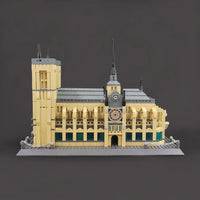 Thumbnail for Building Blocks MOC Architecture Paris Notre Dame Cathedral Bricks Toy Construction Set Toys - 2