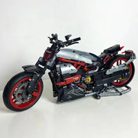 Thumbnail for Building Blocks MOC Super Speed 1260S Racing Motorcycle Bricks Kids Toy Construction Set Toys - 12