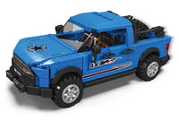 Thumbnail for Building Blocks Tech Mini Raptor Pickup Car Champions Bricks Toy - 1