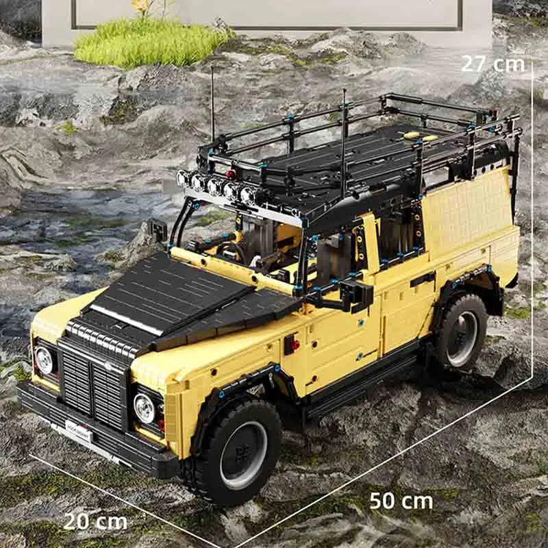 Building Blocks Tech MOC Motorized Off Road Rock Glgan Bricks Toy Construction Set Toys - 3
