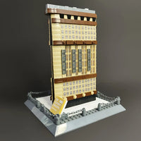 Thumbnail for Building Blocks MOC Architecture New York Flatiron Bricks Kids Toys 4220 - 1