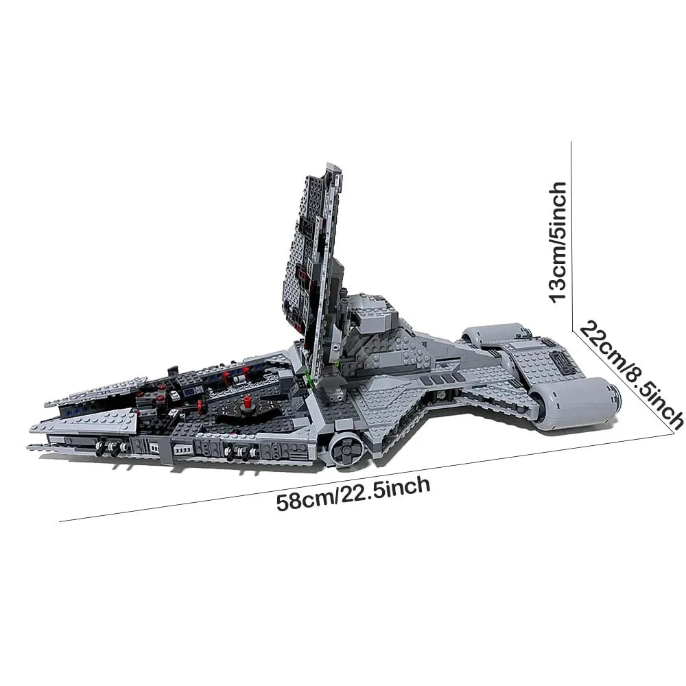 Building Blocks MOC Star Wars 89006 Imperial Light Cruiser Bricks Toy Construction Set Toys - 11