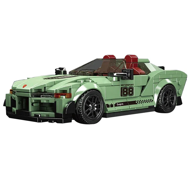 Building Blocks Tech Mini Toyota Supra Speed Champions Bricks Toy Construction Set Toys - 1
