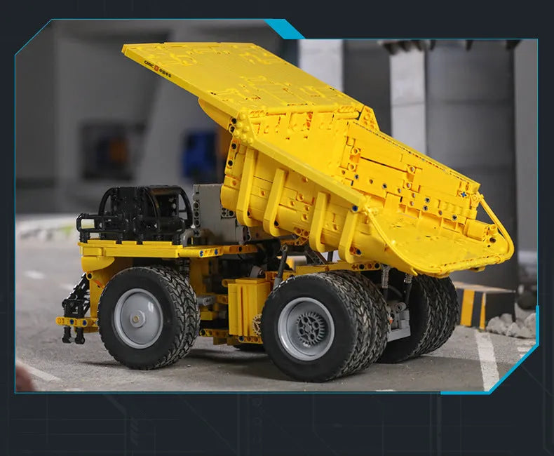 Building Blocks Tech MOC Motorized CR240E Mining Dump Truck Bricks Toy - 9