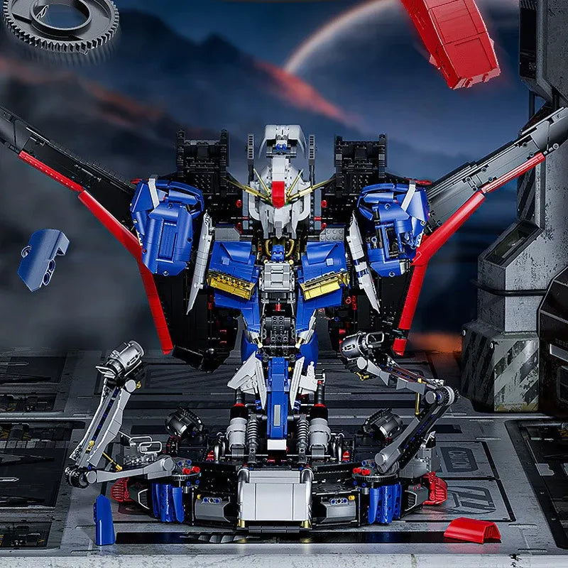 Building Blocks Transformation MOC Assault Bust Mech Robot Bricks Toy - 4