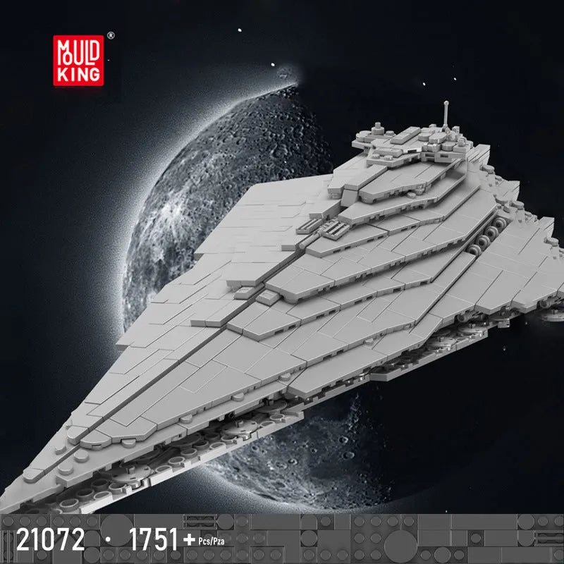 Building Blocks Star Wars MOC Renaissance Class Destroyer Bricks Toy - 4