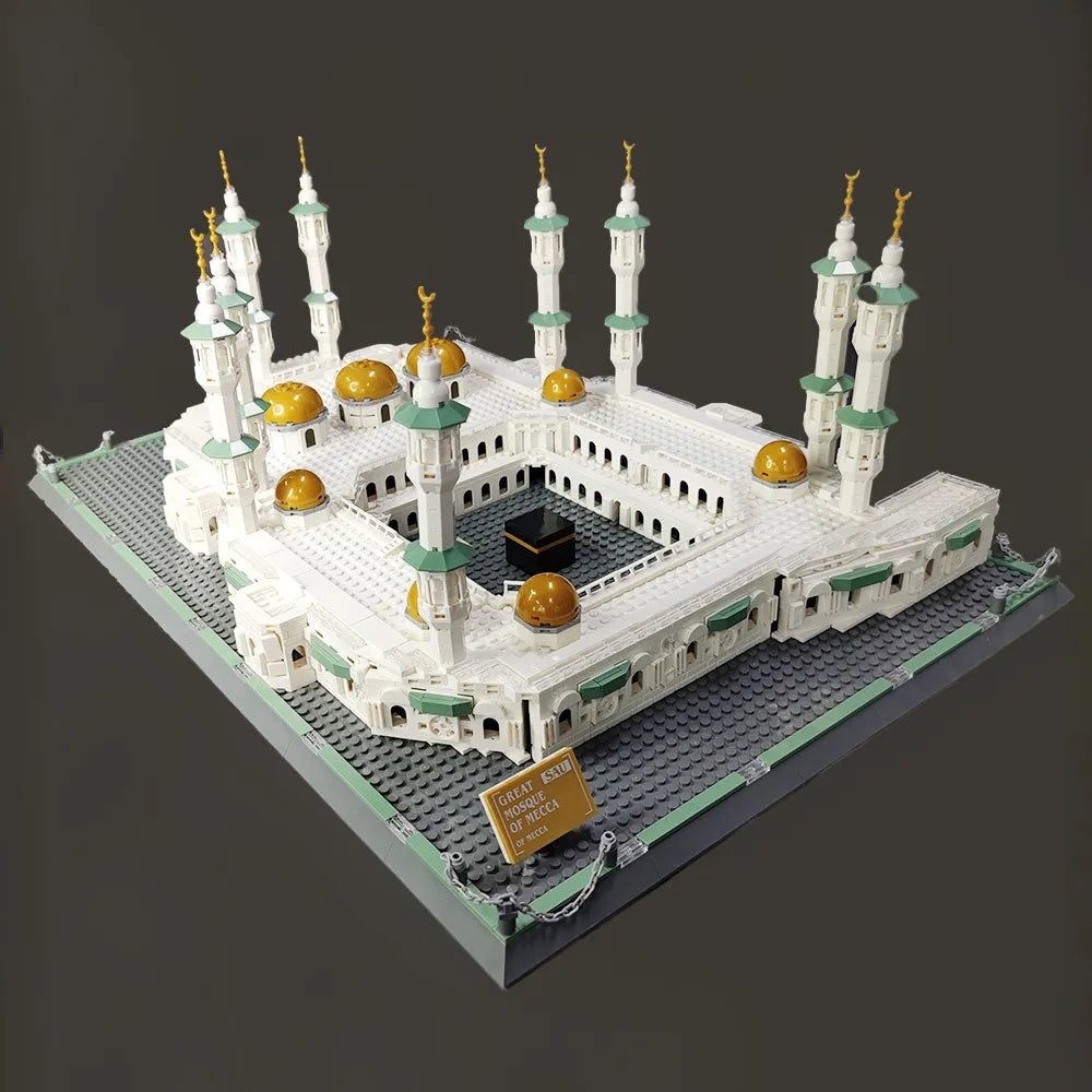 Building Blocks Architecture MOC Great Mecca Grand Mosque Bricks Toy Construction Set Toys - 18
